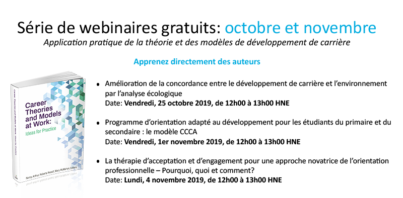 Webinaires gratuits Career Theories