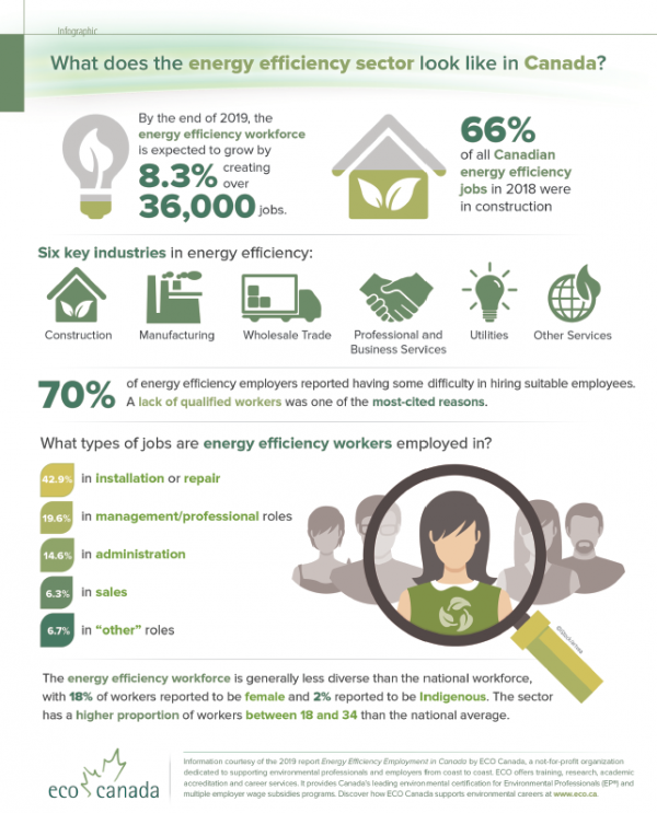 Infographic What does the energy efficiency sector look like in Canada