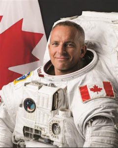 David Saint-Jacques headshot in space suit.