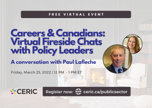Nova Scotia Deputy Minister Paul Lafleche to join us for a fireside chat on March 25