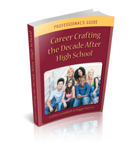 Career Crafting the Decase After High School, a Professional's Guide Book standing