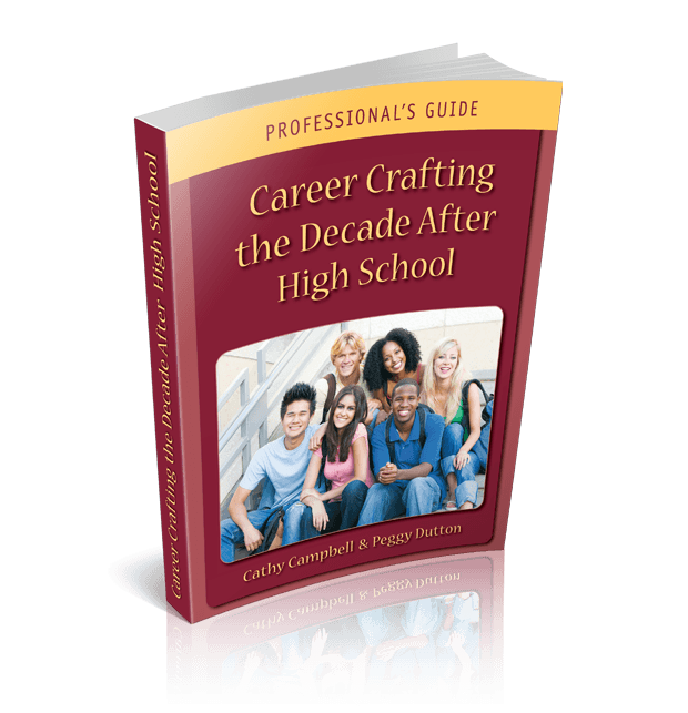 Career Crafting the Decase After High School, a Professional's Guide Book standing