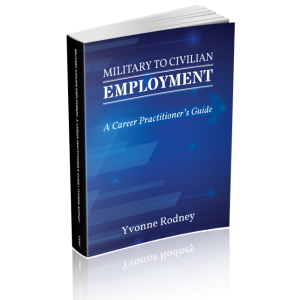 Military to Civilian Employment book cover photo blue