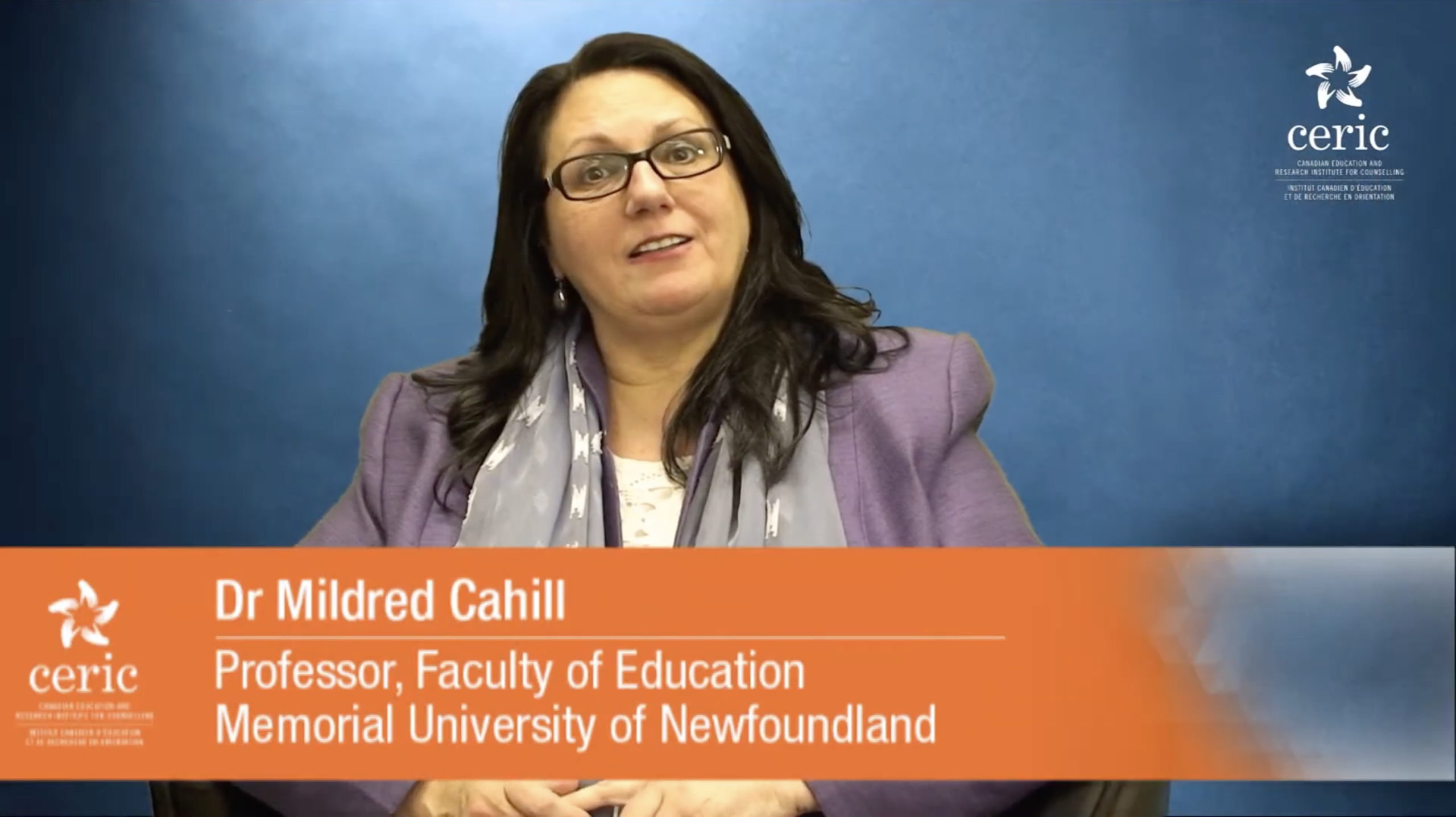 Dr Mildred Cahill, Memorial University of NewfoundlandTitle