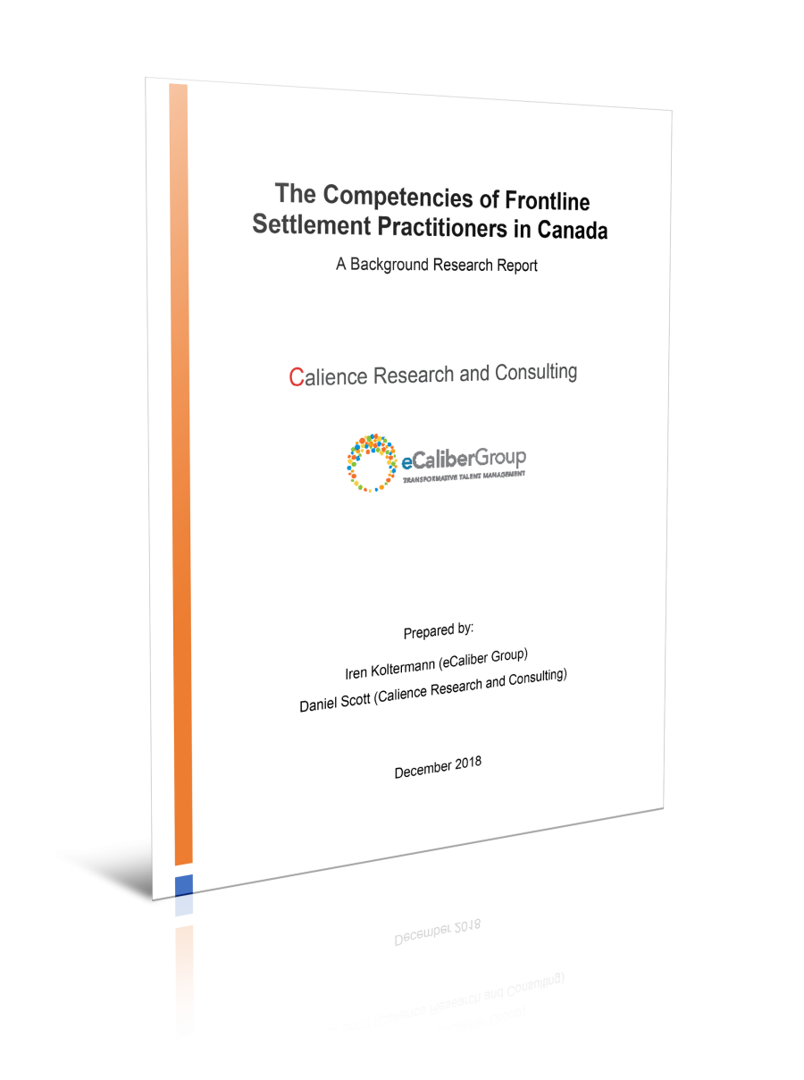 The Competencies of Frontline Settlement Practitioners in Canada: A Background Research Report